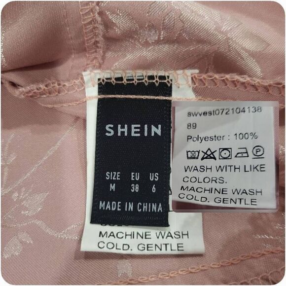 SHEIN Lace Dusty Pink Bralette Top - Size M for Women - Picture 7 of 8